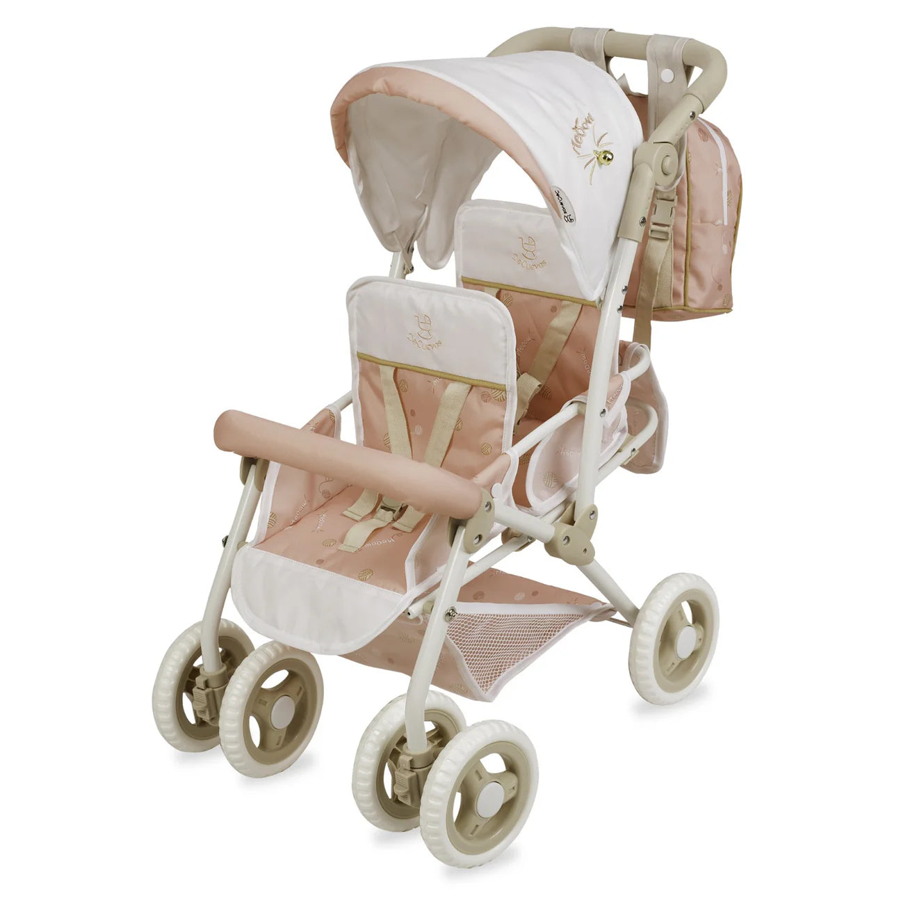 90381 Twin Pram By Decuevas (age 8 & under)