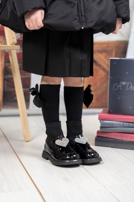 Adee Heart Black Boot