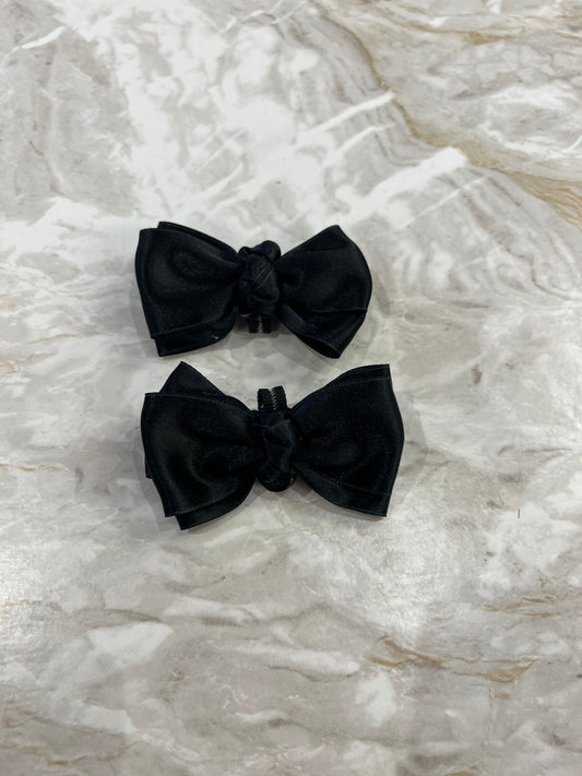 Extra Black Butterfly SCHOOL Shoe Bows