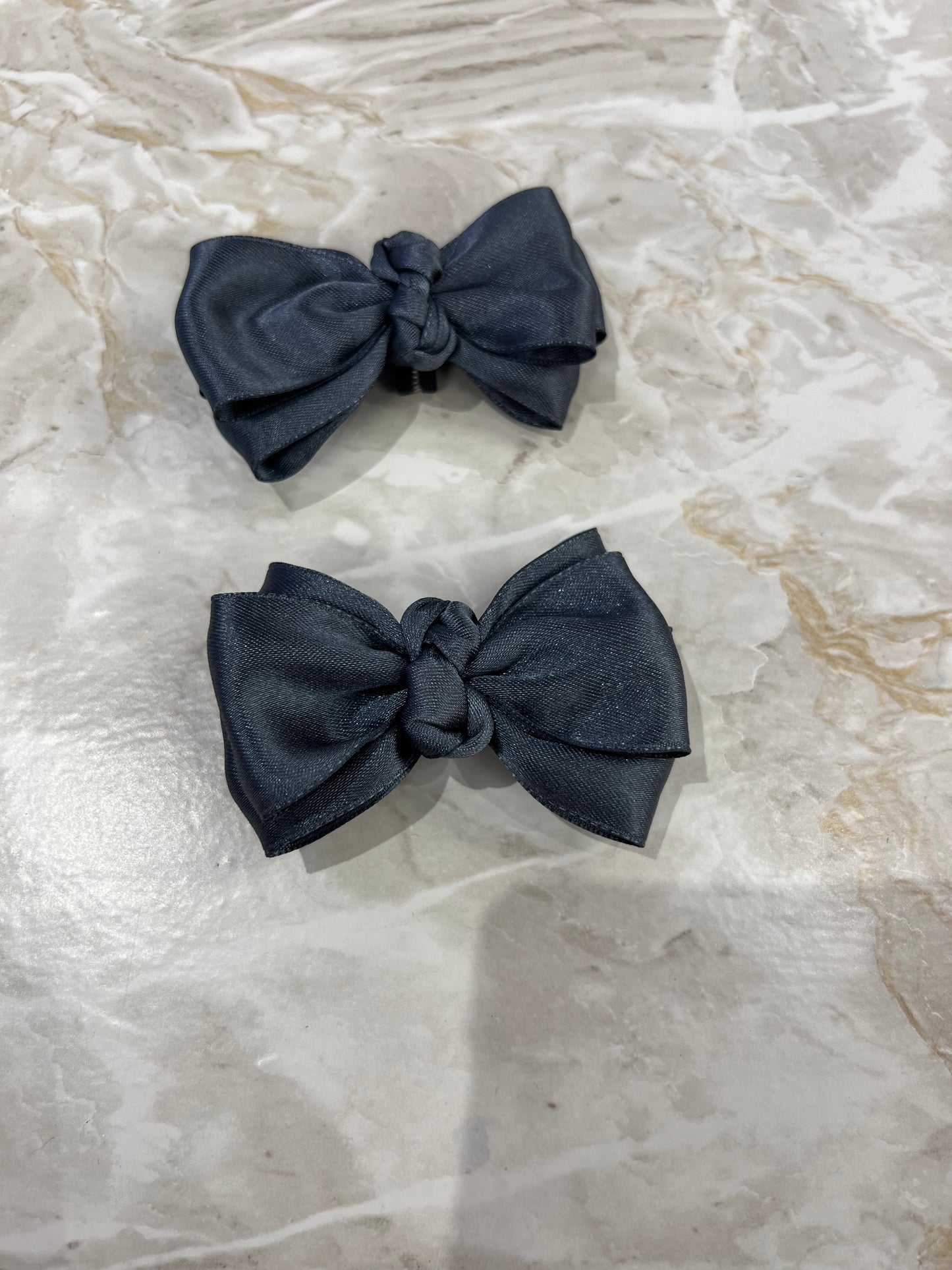 Extra Grey Butterfly SCHOOL Shoe Bows