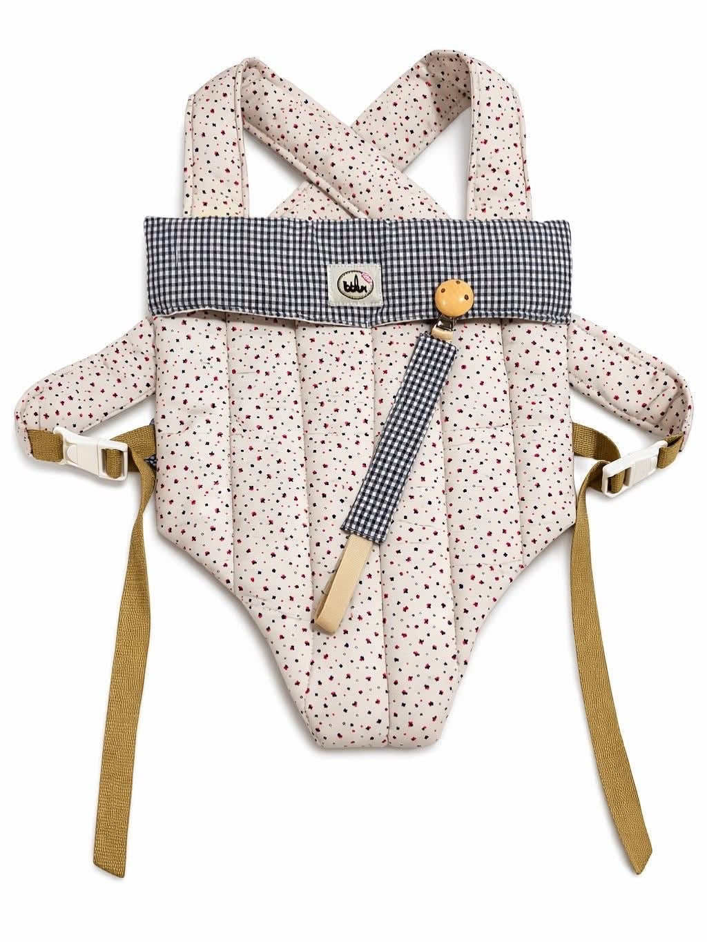 2588 Bebelux Doll Baby Carrier with dummy Holder - Black