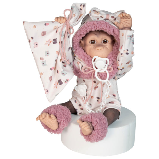 636101 Reborn Silicone Feel Monkey
