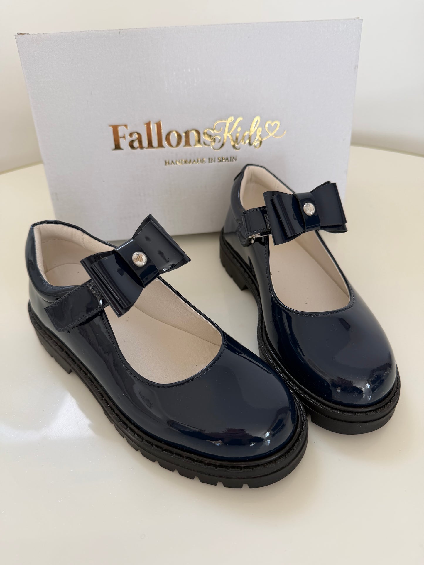 Mara School Shoe - Navy