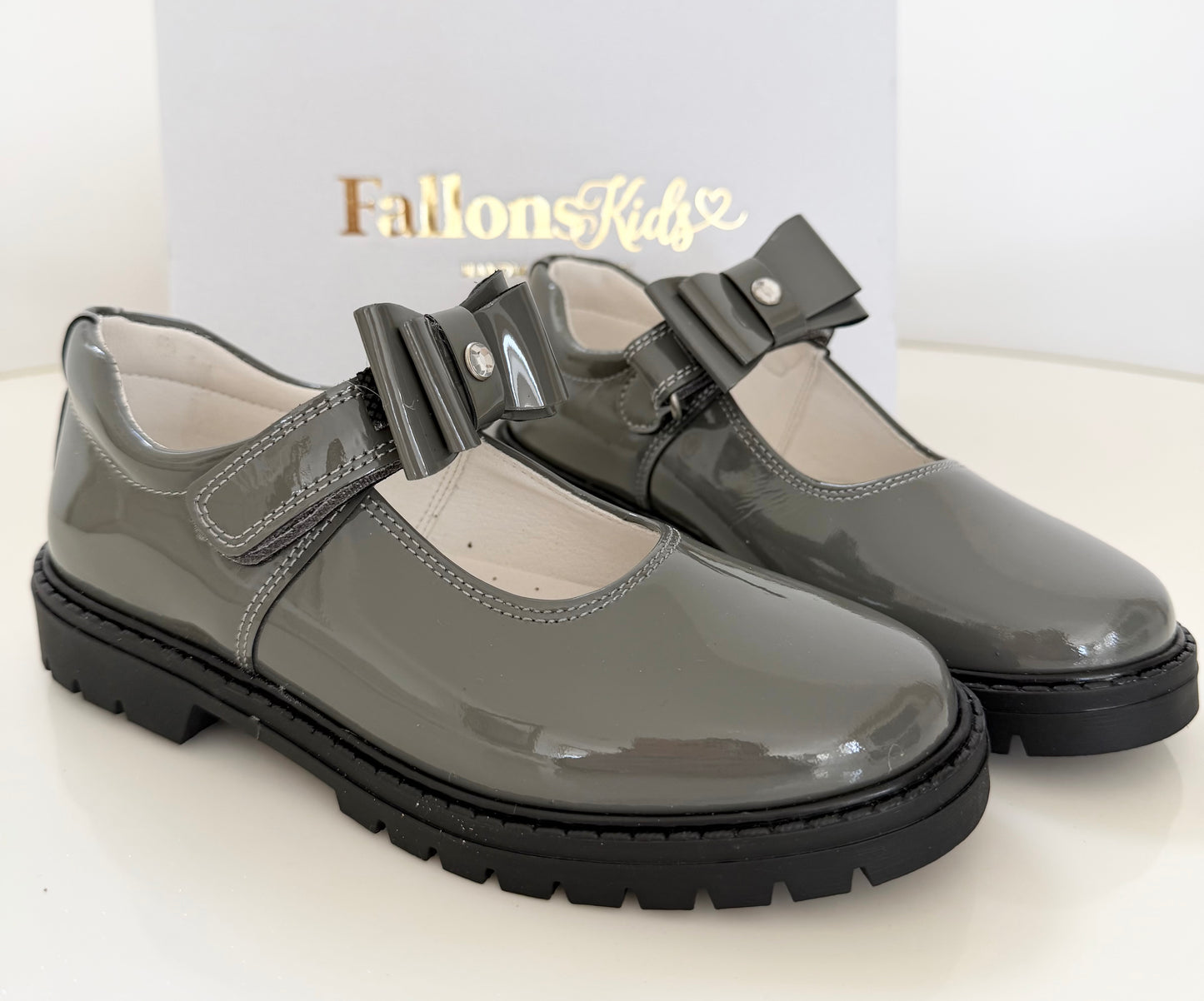 Mara School Shoe - Grey