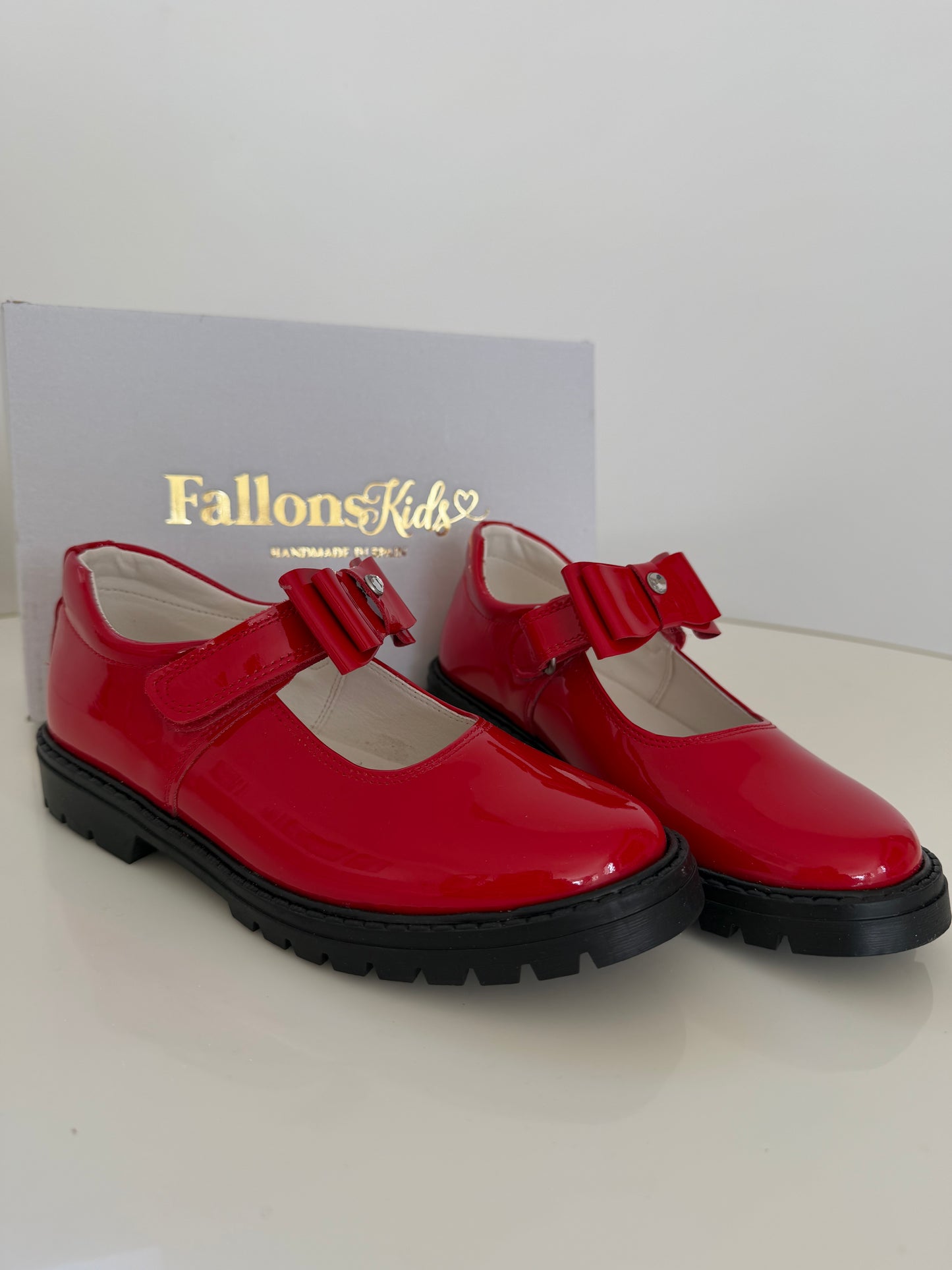 Mara School Shoe - Red