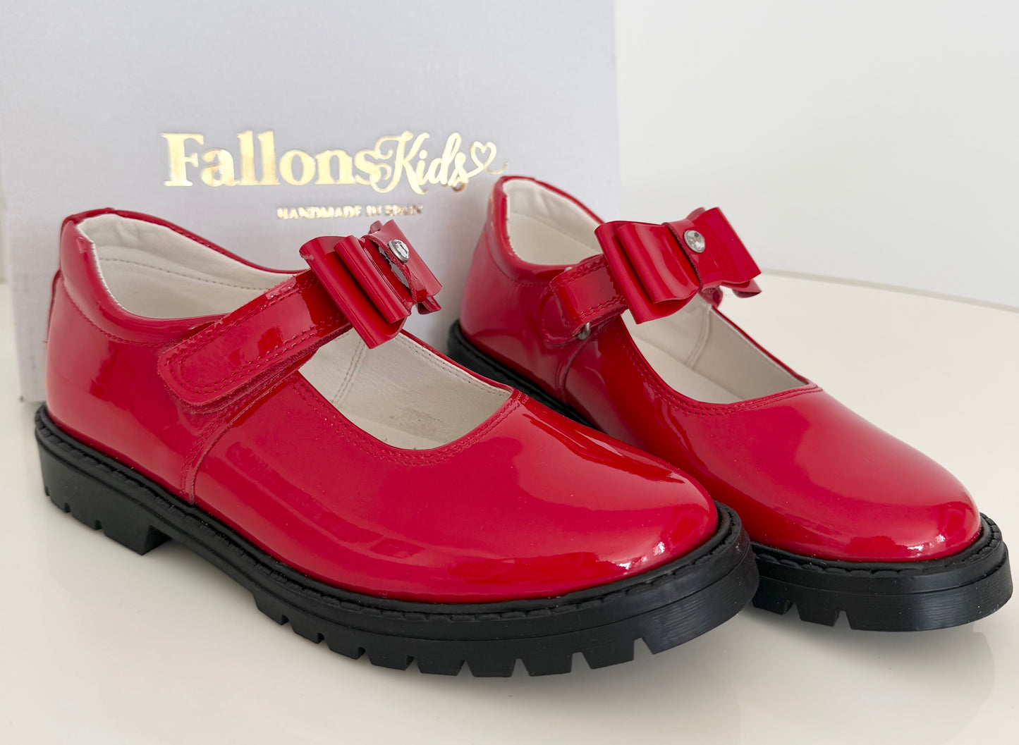 Mara School Shoe - Red