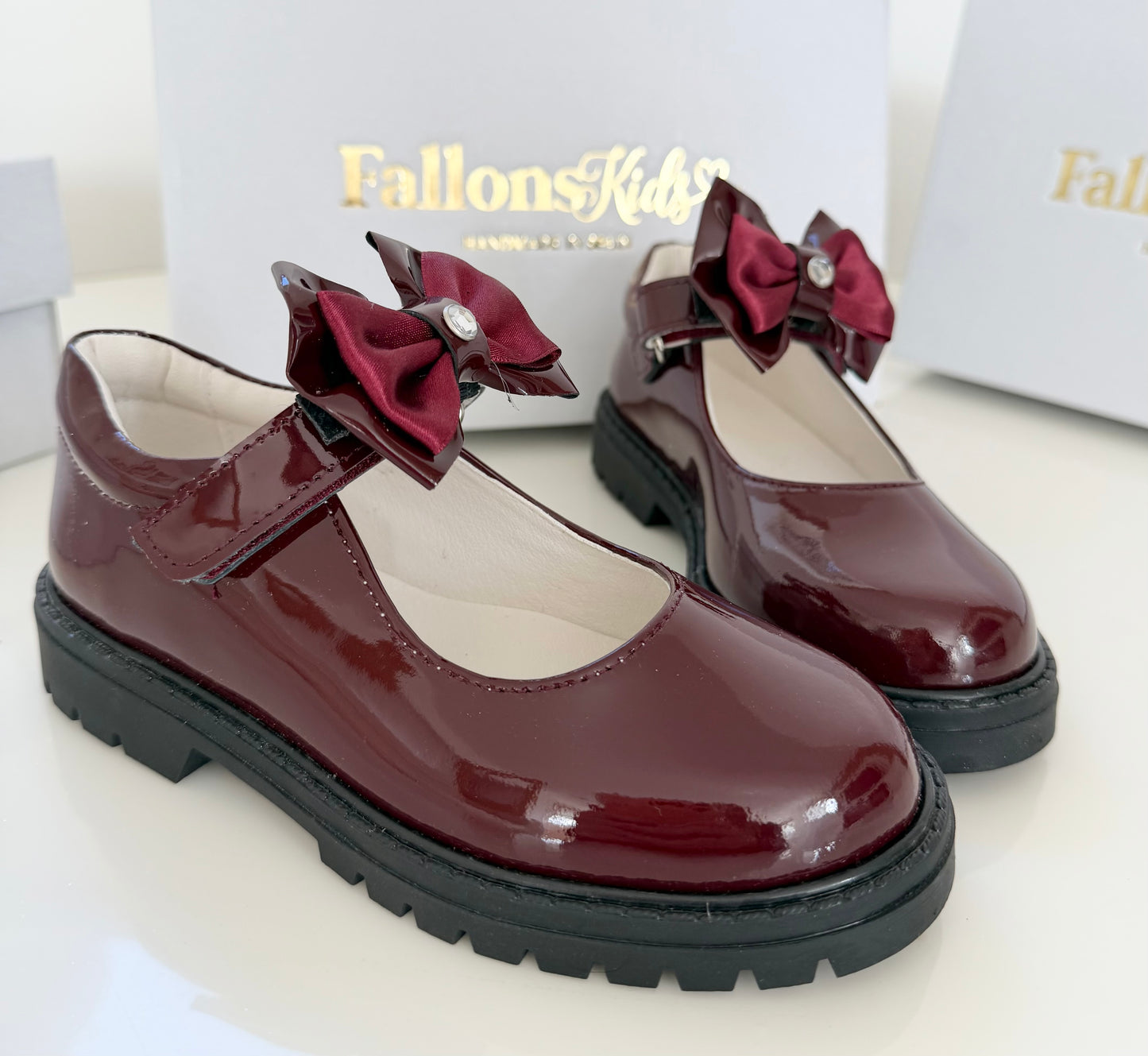 NEW School Shoe - Burgundy