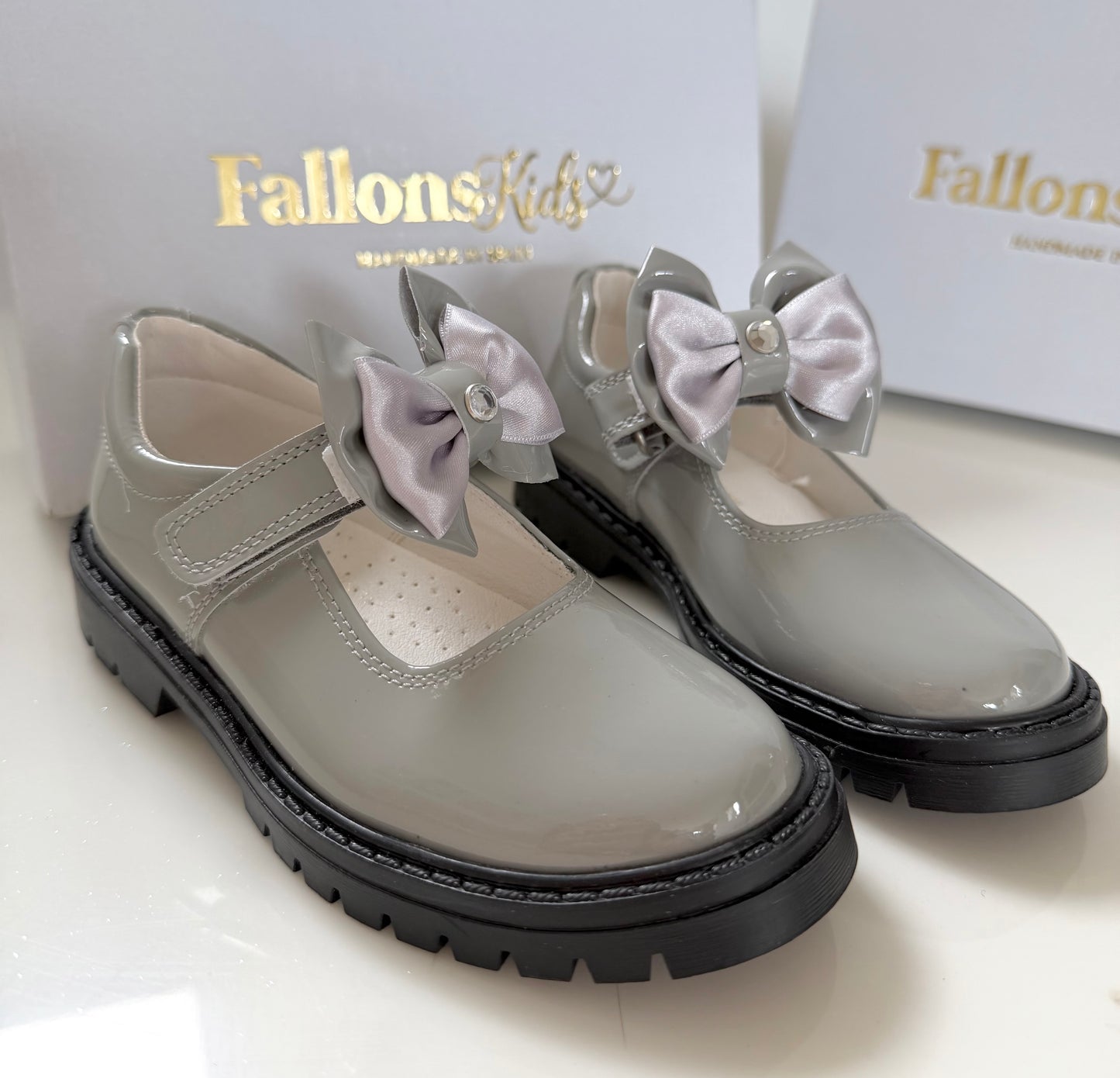 NEW School Shoe - Light Grey
