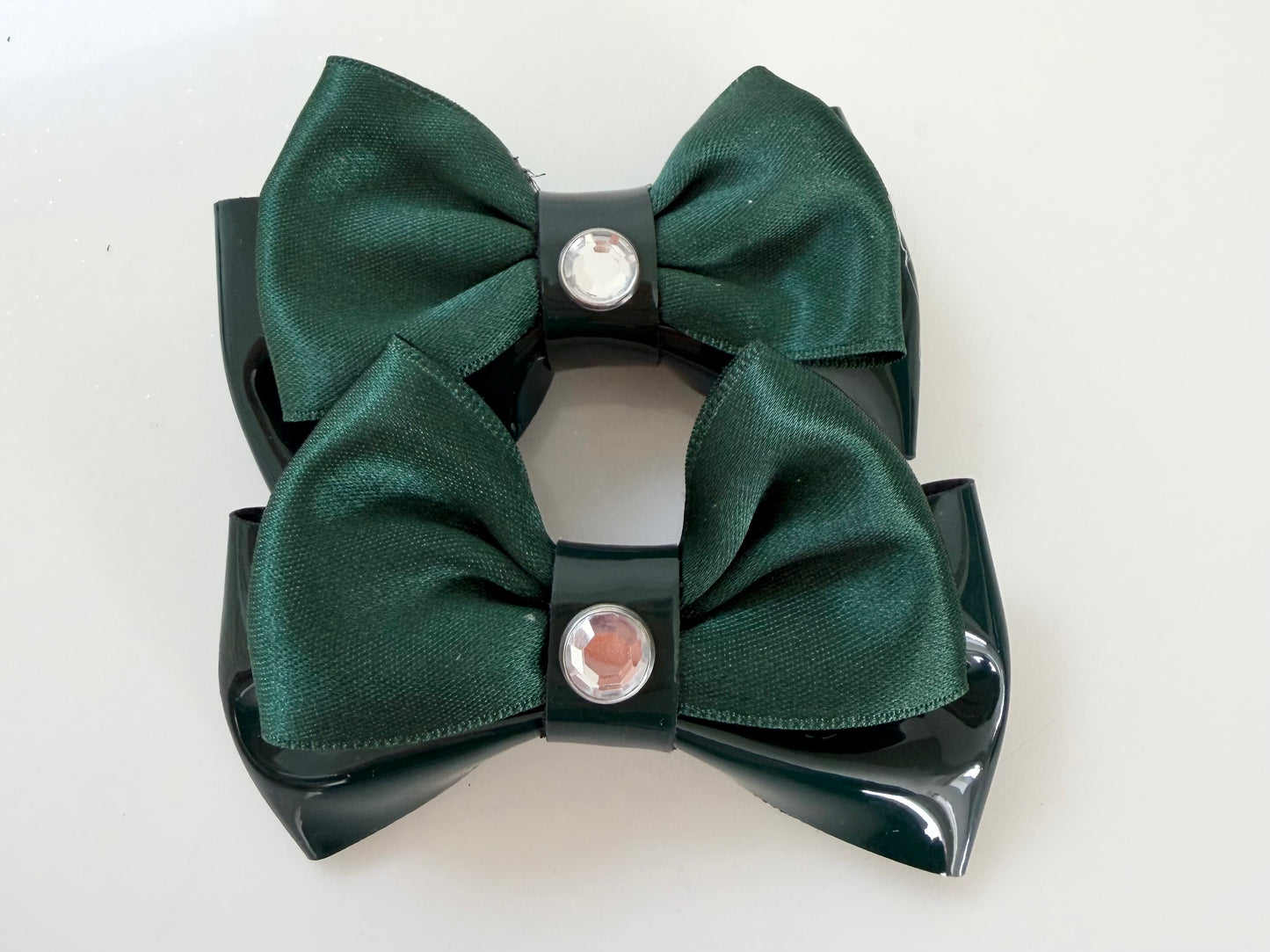 Green Shoe Bow