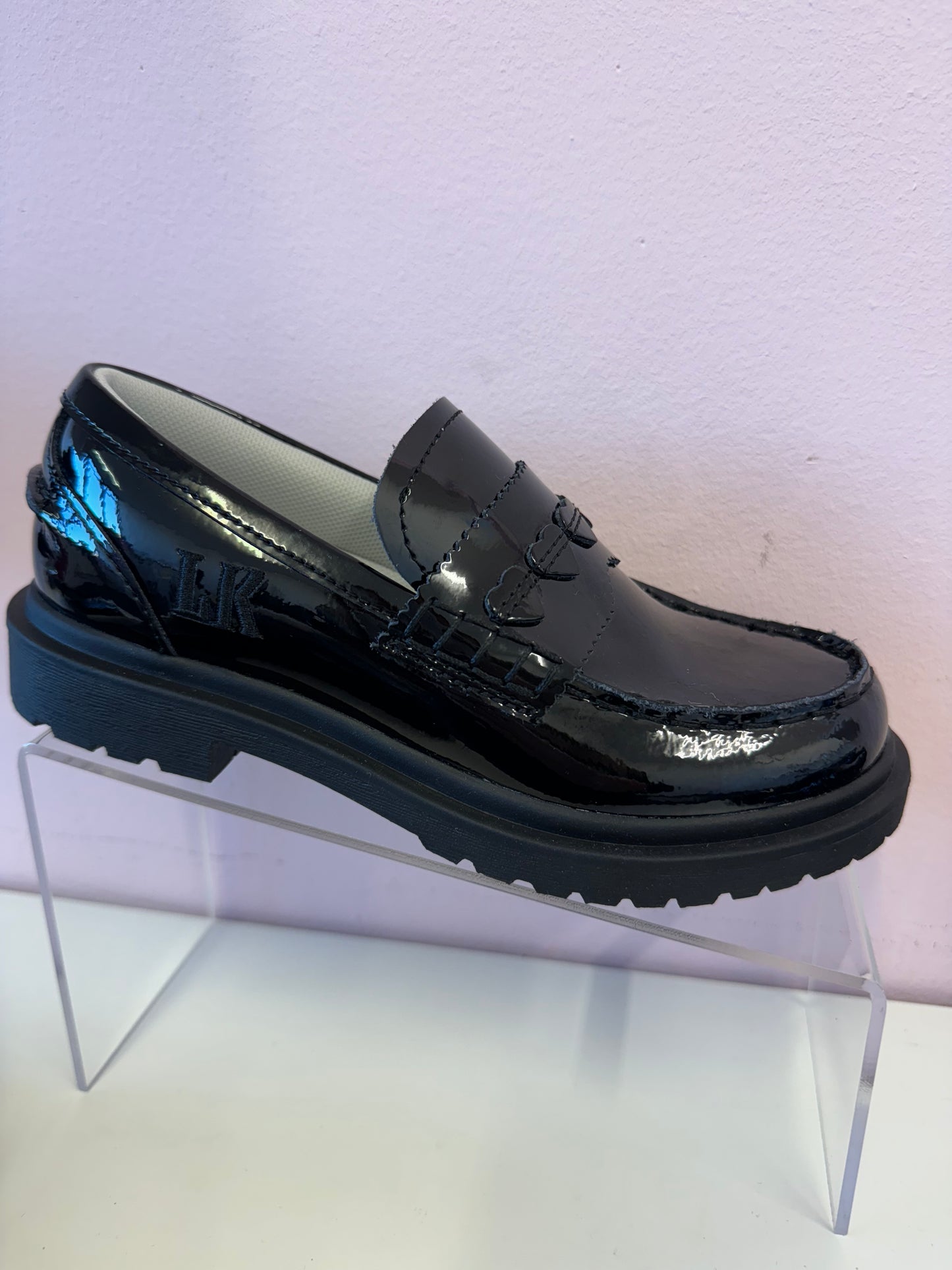 Lelli Kelly LK8983 NE03 Clara Black Patent Loafer School Shoes