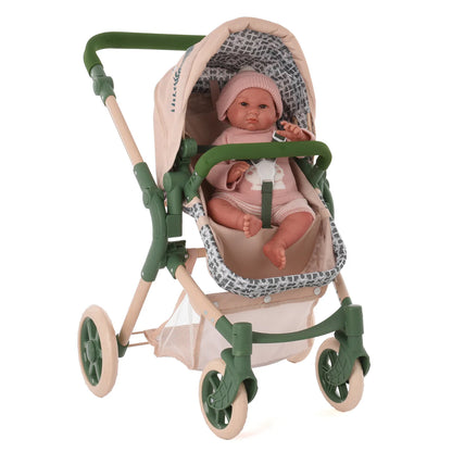 ROMA RHS SINGLE DOLLS PRAM - FERN