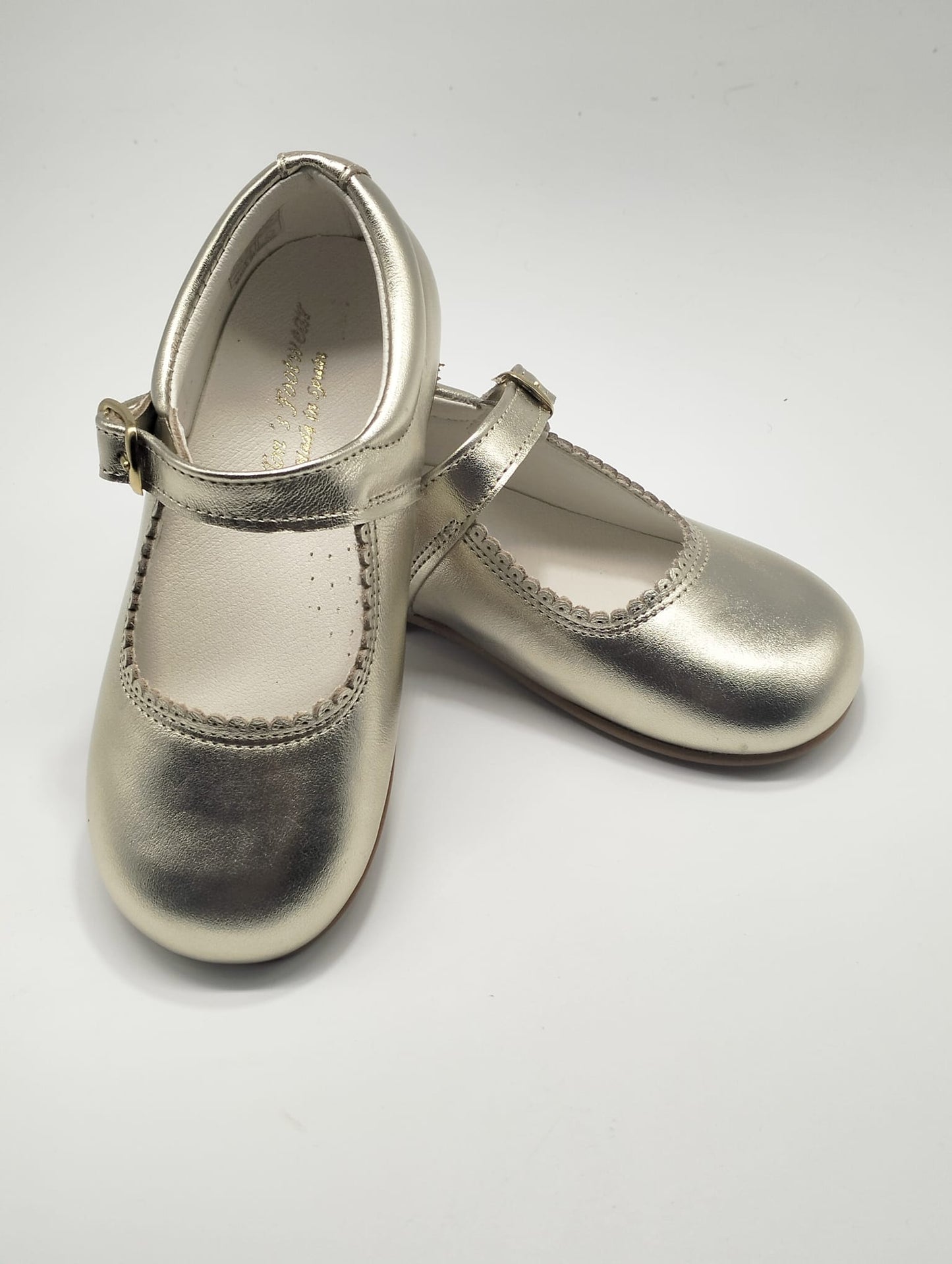 6270 Gold Mary Jane Shoe