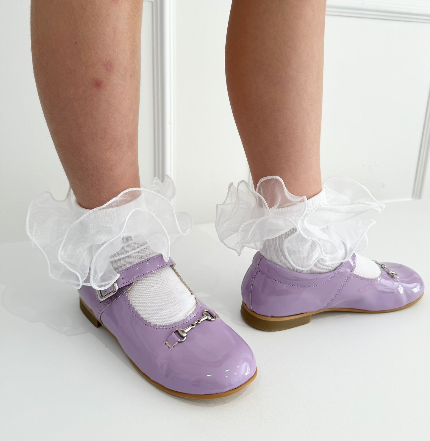 6270-2 Lilac Shoe with Horsebit Buckle