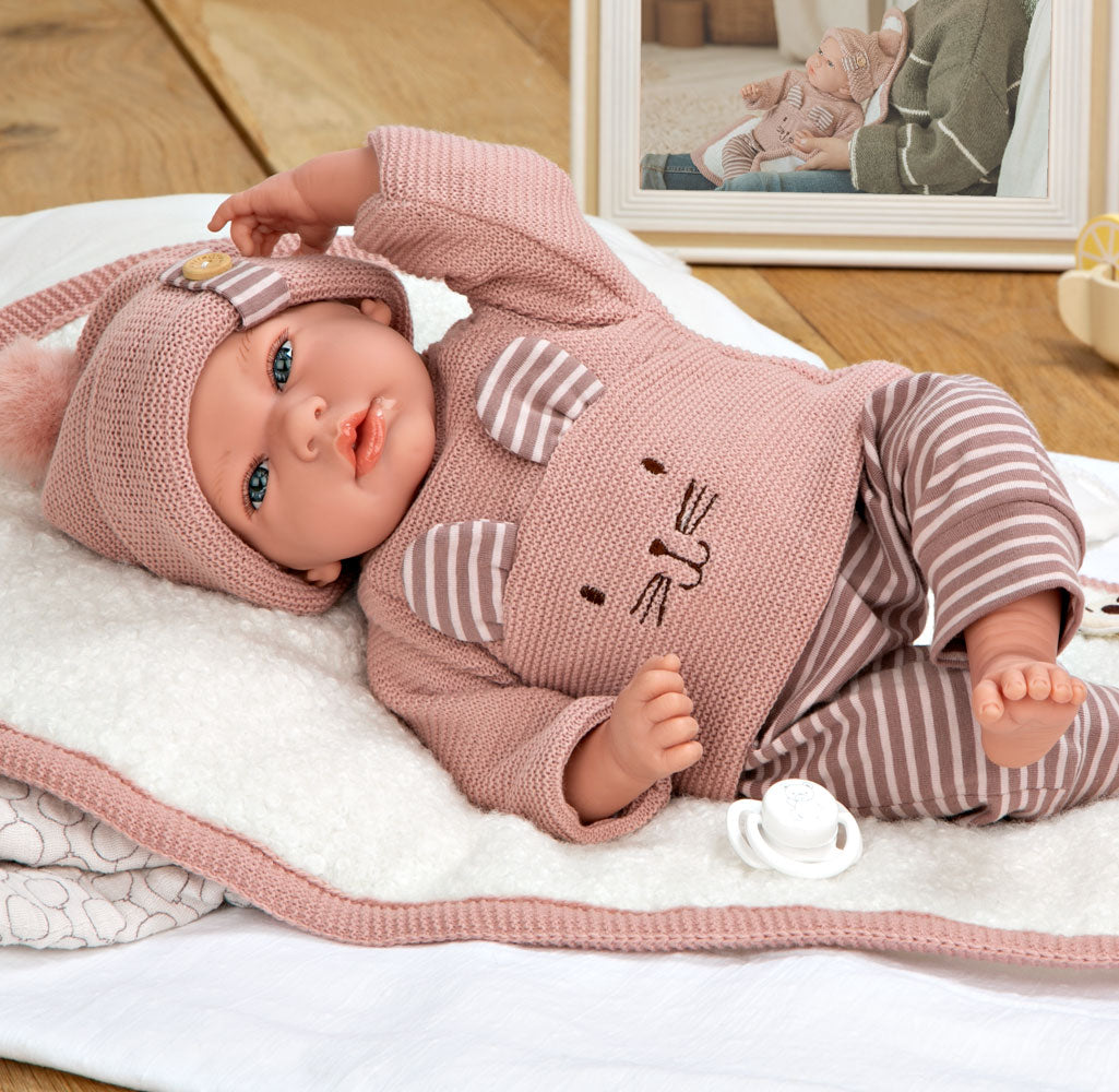 Arias Elegance Doll Andie Pink 40cm