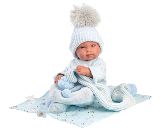 84337 Llorens Boy Winter Doll 44cm