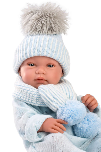 84337 Llorens Boy Winter Doll 44cm