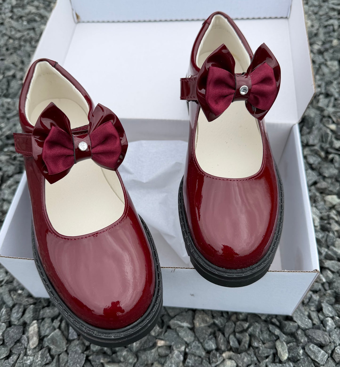 NEW School Shoe - Burgundy