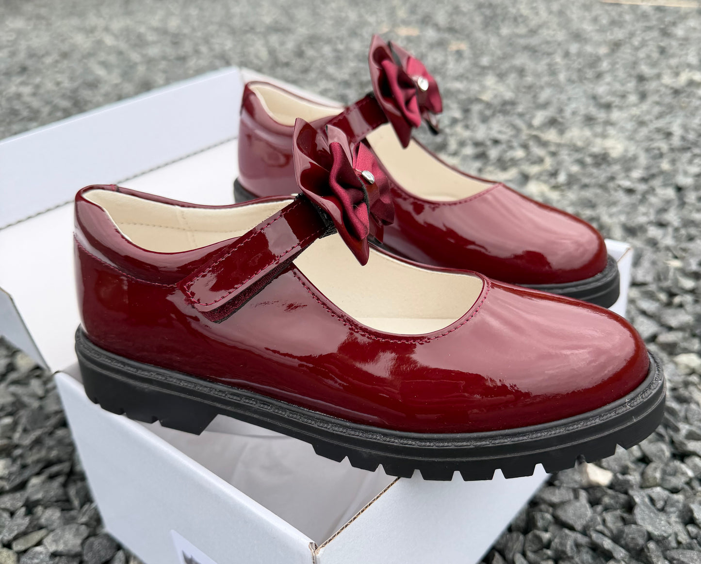 NEW School Shoe - Burgundy