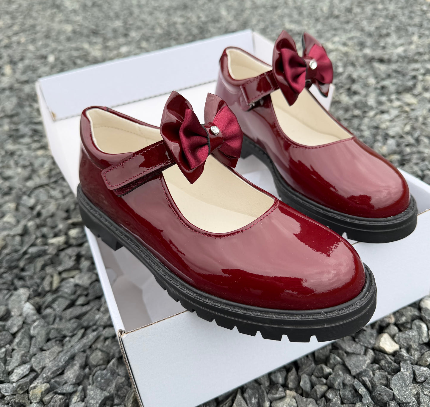 NEW School Shoe - Burgundy