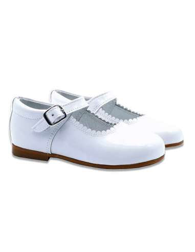 6270 White Mary Jane Shoe
