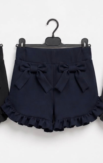 Navy School Bow Shorts