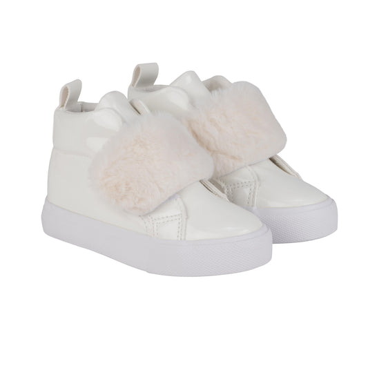 1200 Snow White Fur Boots By Adee