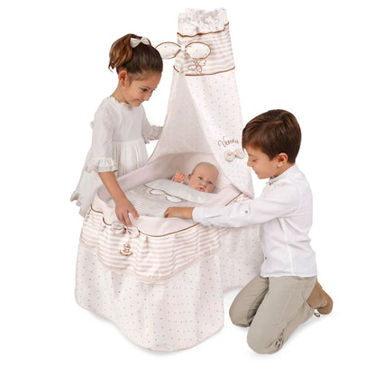 51078 Verona Crib/Cradle with Canopy