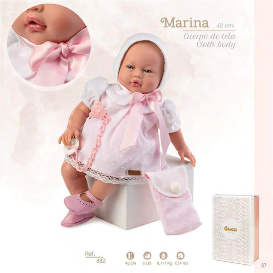 882 Marina Newborn Baby Doll 42cm