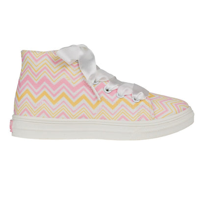 Adee Pink Fairy Jazzy High Top Trainer