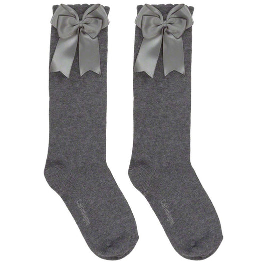 Grey School Socks