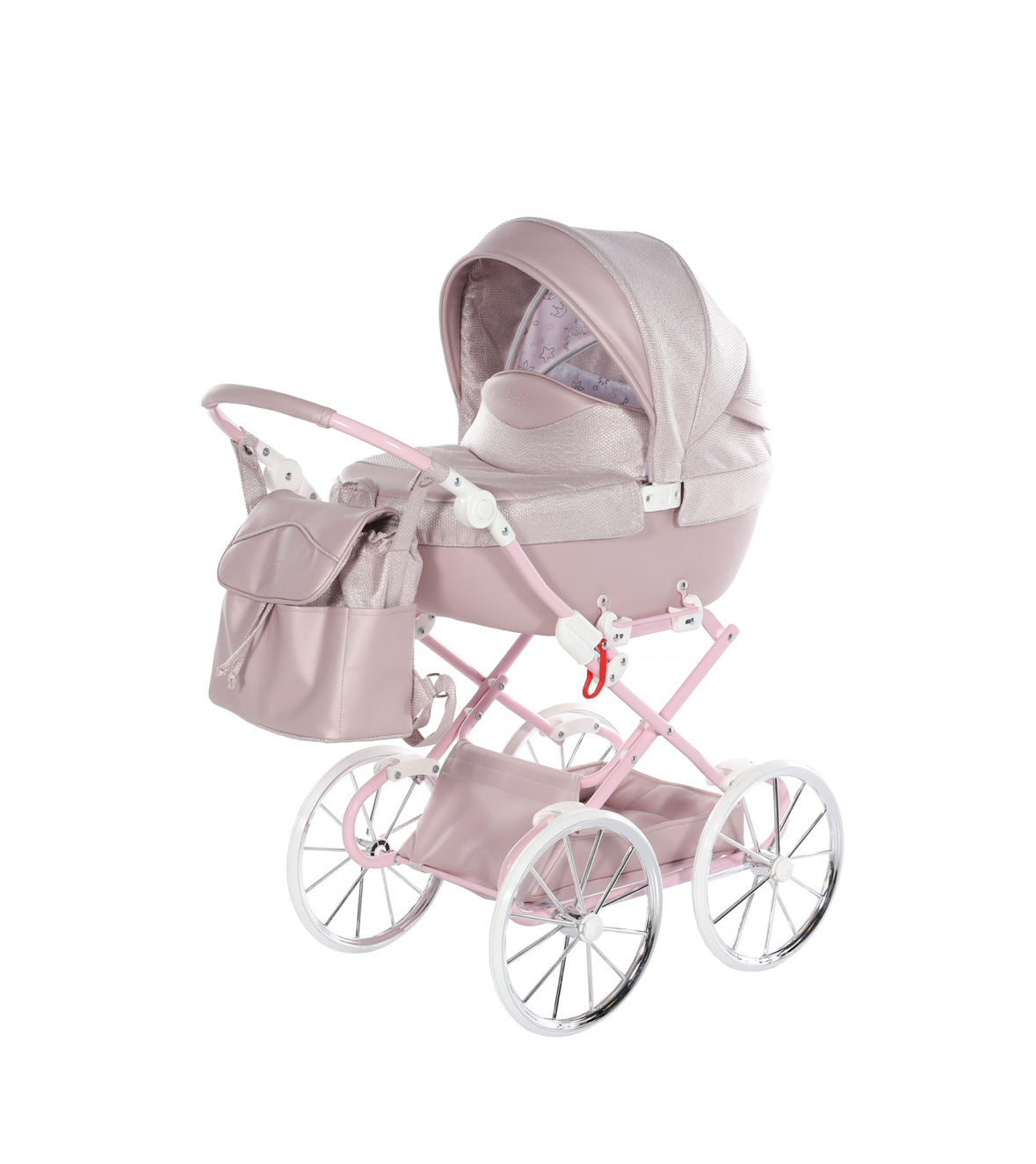 DOLCE PINK DOLL'S PRAM - Up to 21 days delivery!