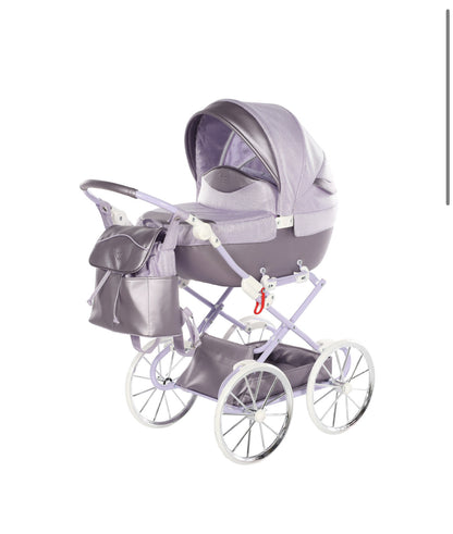 VIOLET DOLCE DOLL'S PRAM - Up to 21 days delivery!