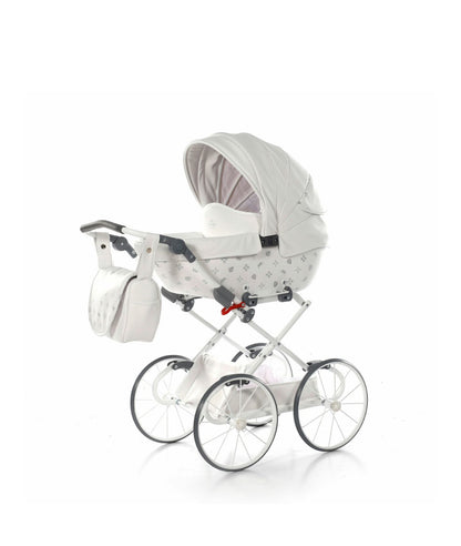 IMPERIAL CLASSIC WHITE DOLL'S PRAM (1-2 days delivery)