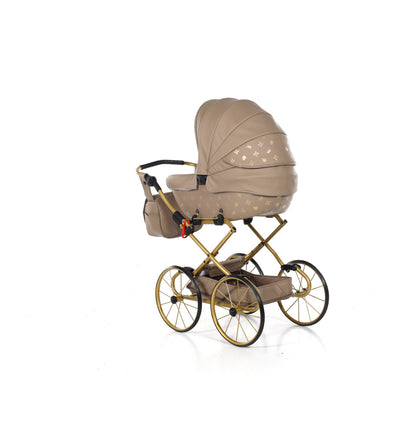 IMPERIAL CLASSIC BEIGE DOLL'S PRAM (1-2 days delivery)