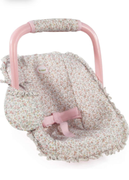 La Nina Violeta Ditsy Flower Print Dolls Car Seat