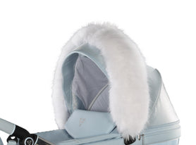 WHITE LUXURY FAUX FUR COLLAR - Up to 21 days delivery!