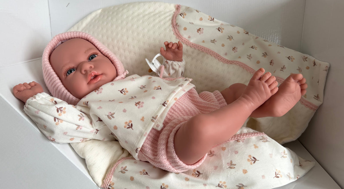 Arias Doll With Dummy and Accessory (WEIGHTED)40cm