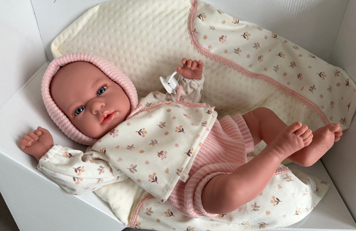 Arias Doll With Dummy and Accessory (WEIGHTED)40cm
