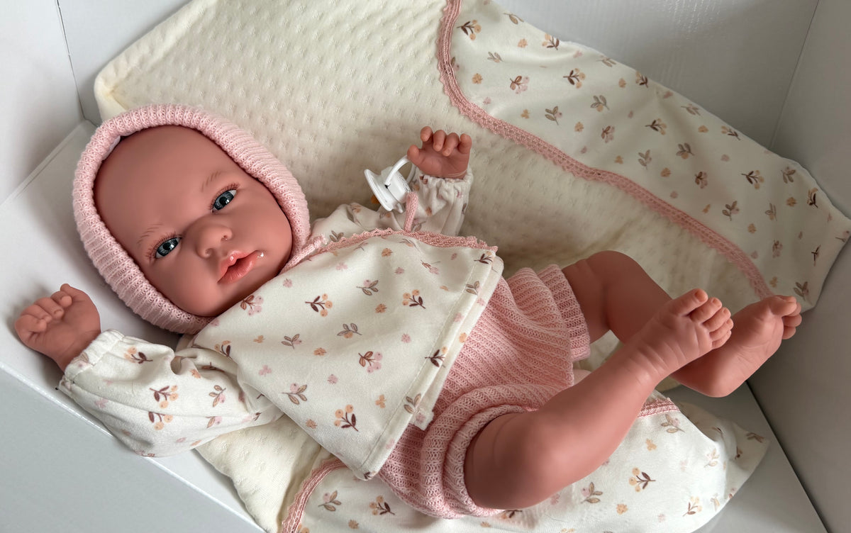 Arias Doll With Dummy and Accessory (WEIGHTED)40cm