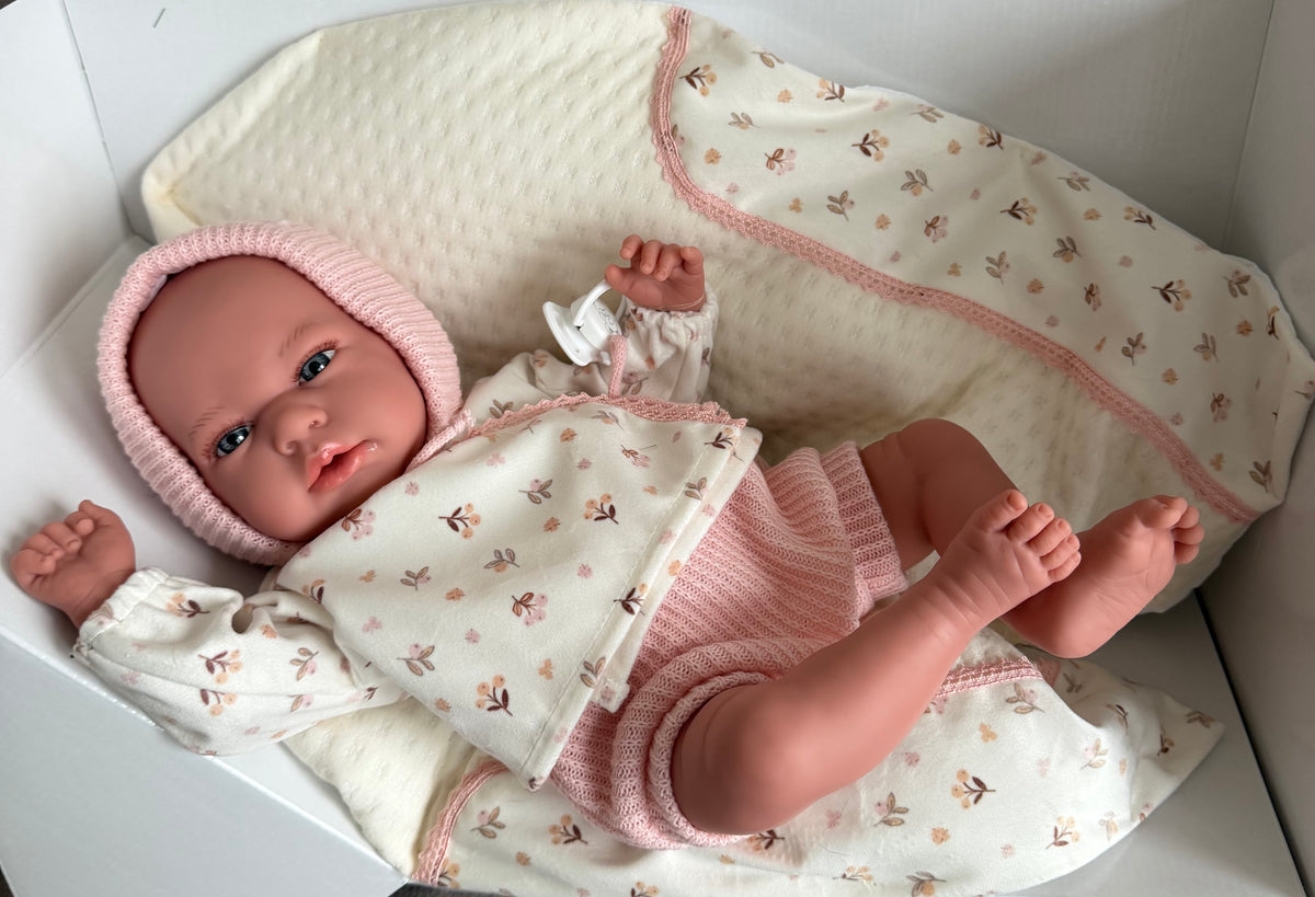Arias Doll With Dummy and Accessory (WEIGHTED)40cm