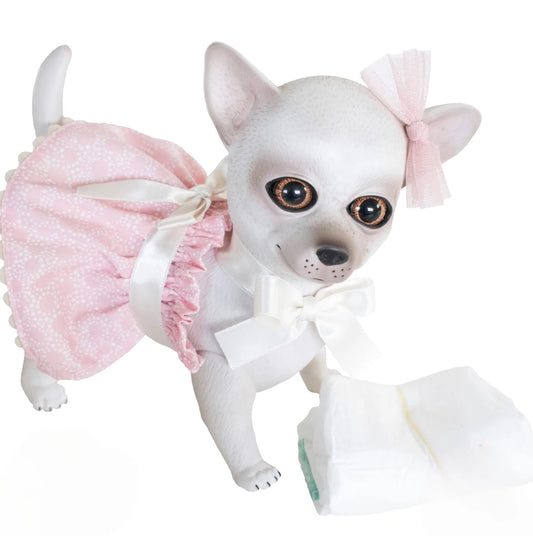 22305 Moly Reborn Chihuahua Pink Outfit