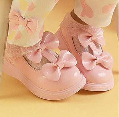 Little A 4001 Pink Fairy  Double Bow Shoe