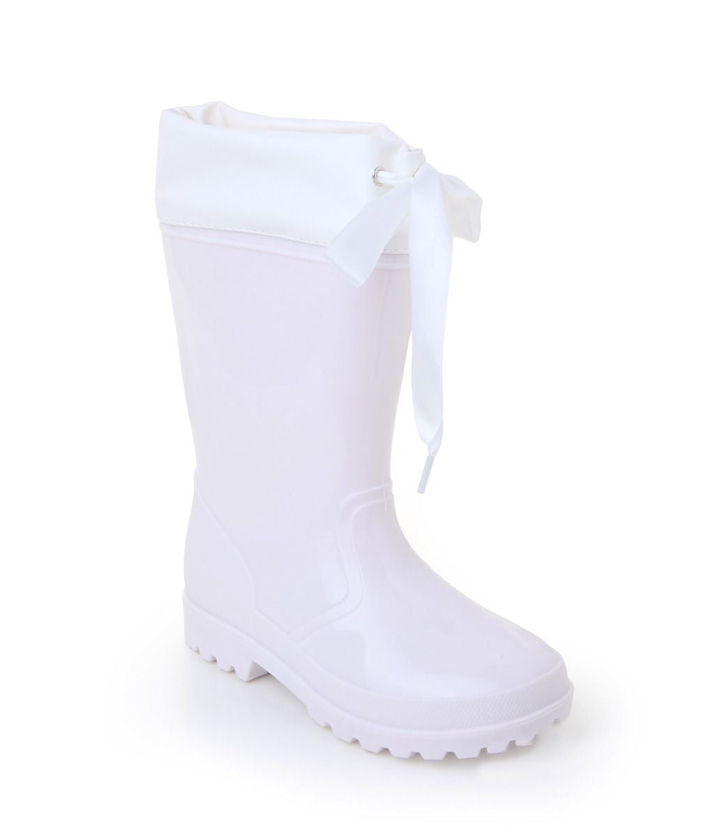 White Bow Welly