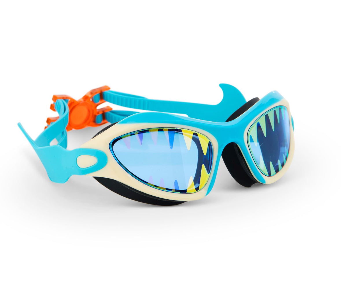 Bling2o Shark Tooth White Goggles