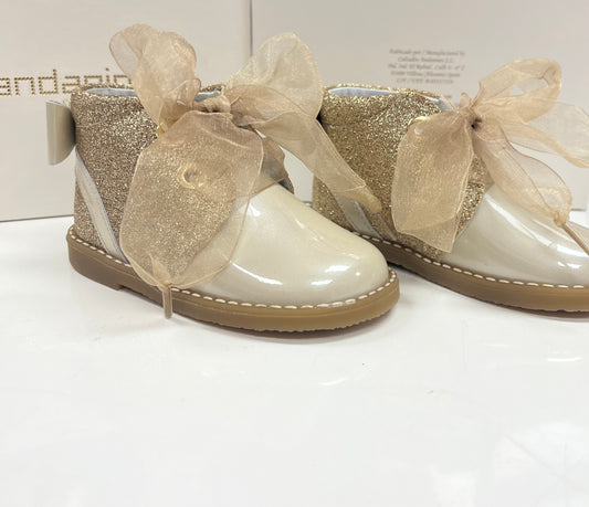 Andanines Camel & Gold Boots