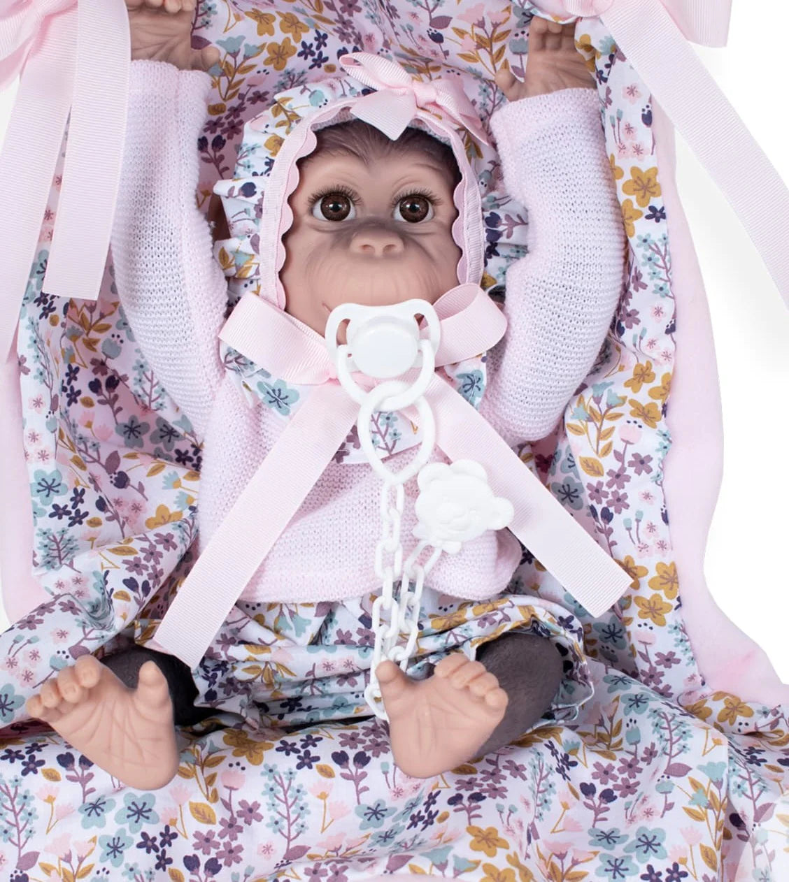 36503 Zoila Reborn Monkey in Pink Outfit