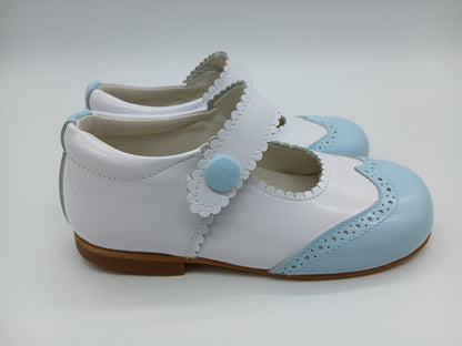 Two Tone Mary Jane Blue