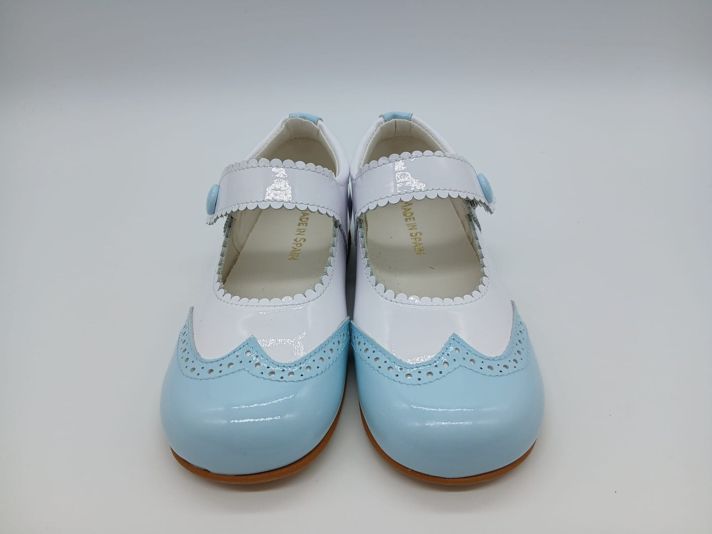 Two Tone Mary Jane Blue