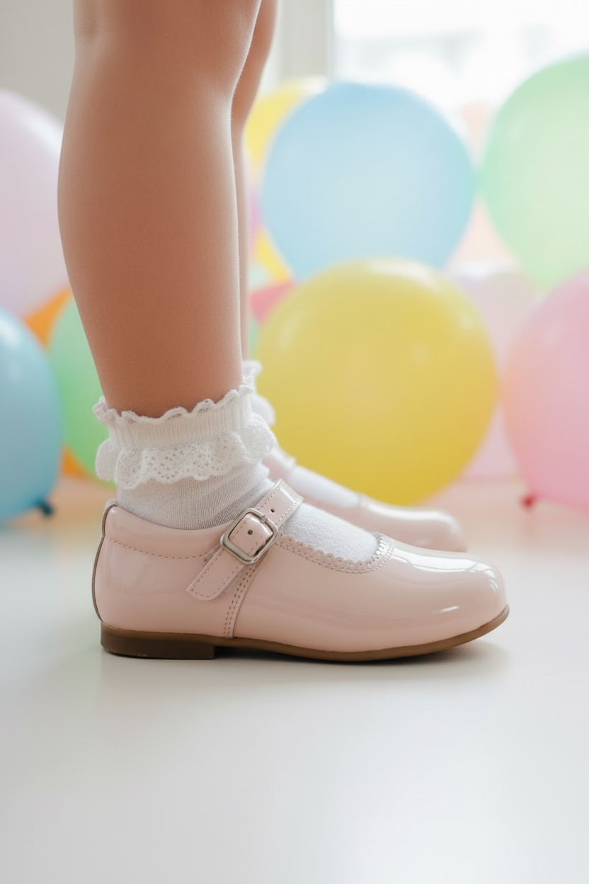 6270 Pink Mary Jane Shoe