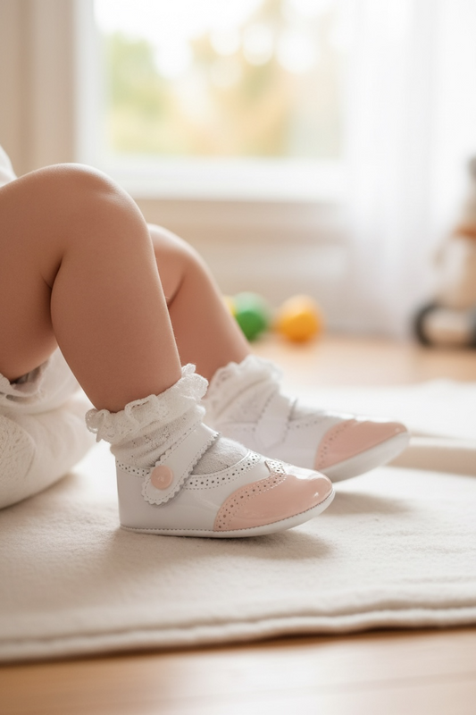 NEW Pink Baby Pram Shoe